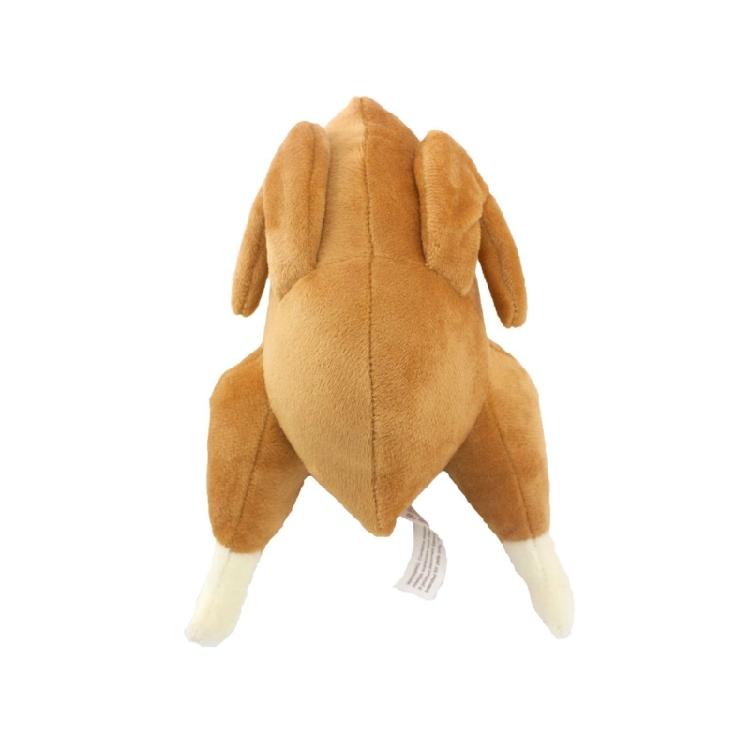 Interactive Dog Toy Puppy Plush Squeak Turkey Toy Stuffed Animal Chew Toy 1