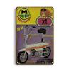 Vintage Motocykl Dekorativní Kovová Deska Plakát Rezavá Ošuntělá Plechová Značka Garáž Bar Nástěnná Dekorace Řemesla Plaketa Plechové Značky