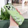 Blue Flower Intention Phone Case For iPhone 17 Air 16 16e 15 14 13 Pro Max Plus Mini Liquid Silicone Soft Cover