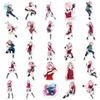 Cherry Blossom Naruto Anime Stickers - 50 Sheets for Journals or Decor.