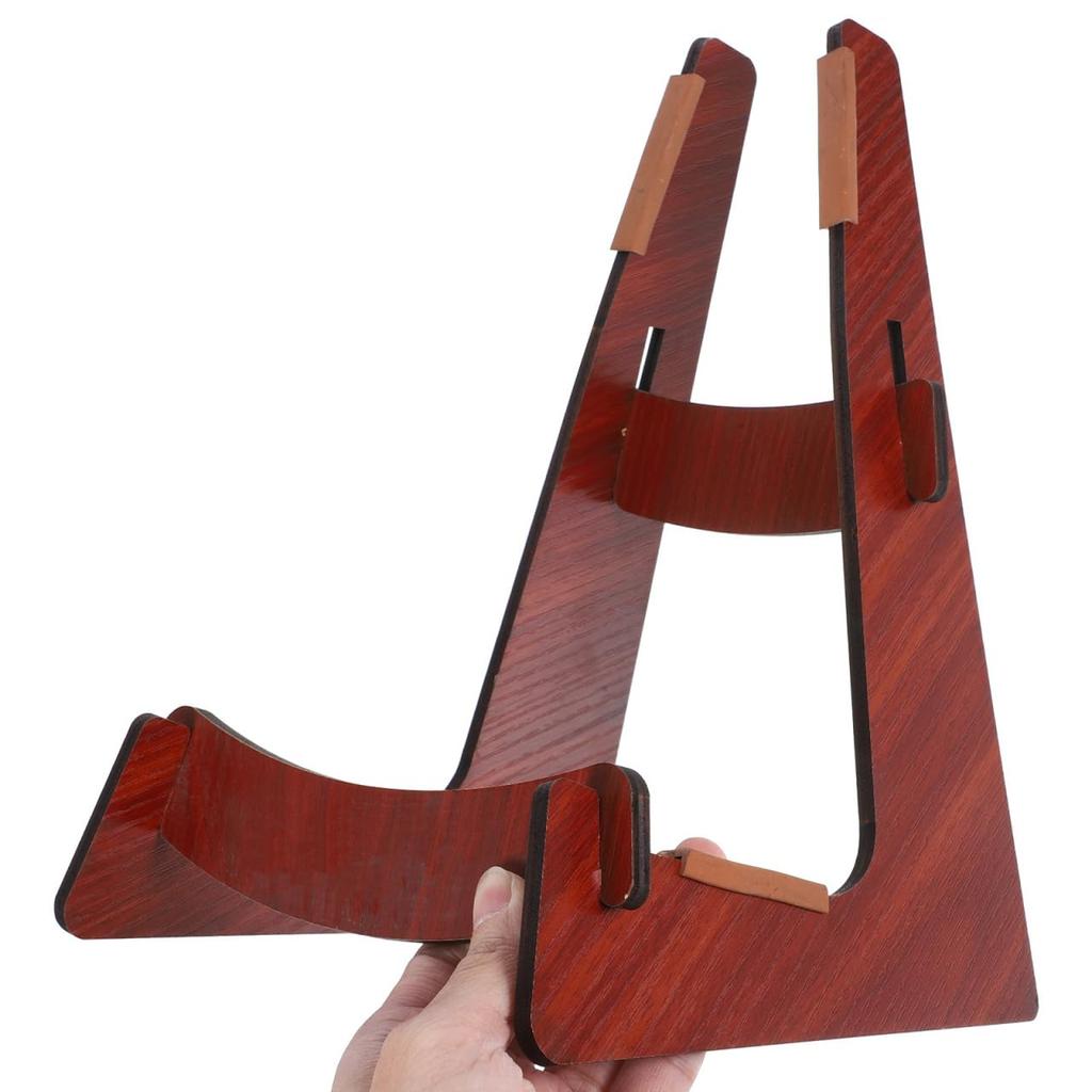 Guitar Stand Wood Foldable Floor Rack Home Classical Acoustic Guitar Ukulele Holder Portable and Stable &