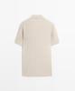 Masimodutti 100% Cotton Cable Knit Polo Sweater