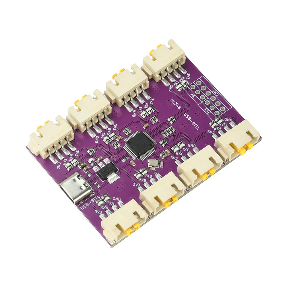 USB to TTL serial communication converter 6Mbps high-speed serial communication module 1/2/4/8 channels CH348/344/342/CH343 chip