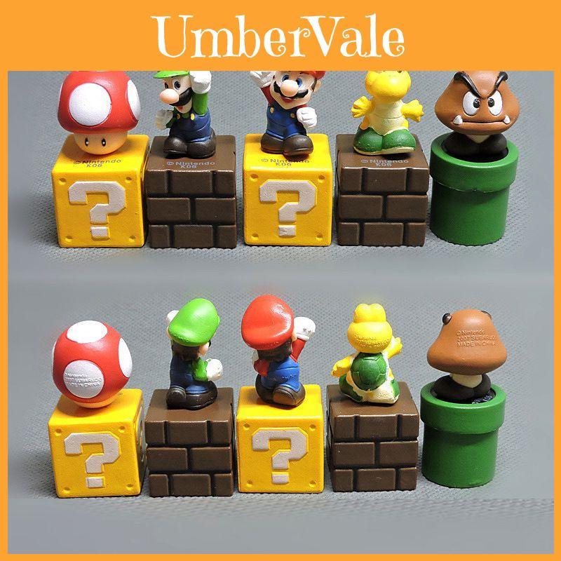 Levende Super Mario Bros Pvc Actionfigurer Sæt For Entusiastiske Samlere Og Børn