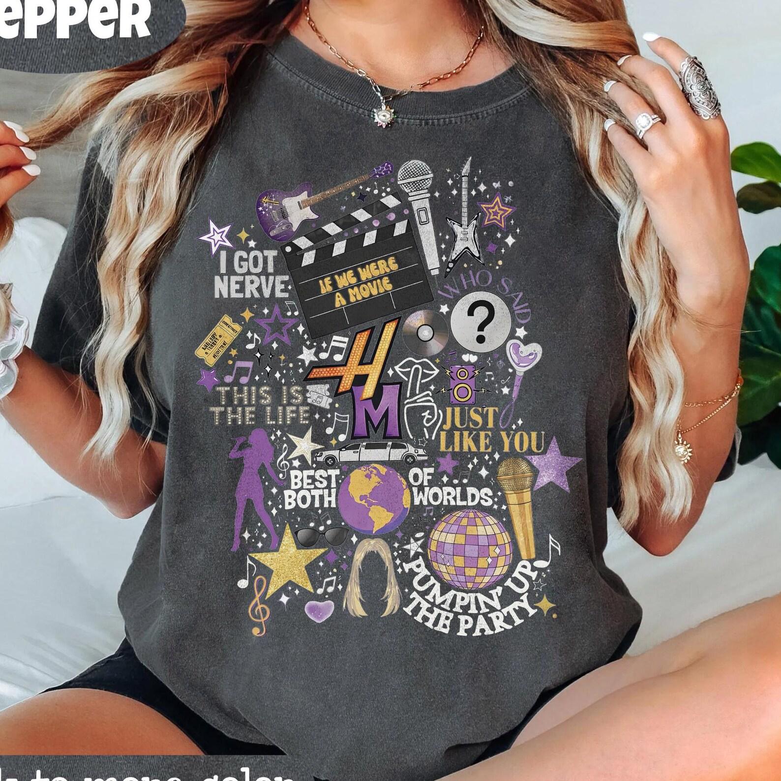 Hannah Montana 20 Year Celebration Tee, Disney Channel Star T-Shirt, Magic Kingdom Disneyland Family Trip Shirt 110