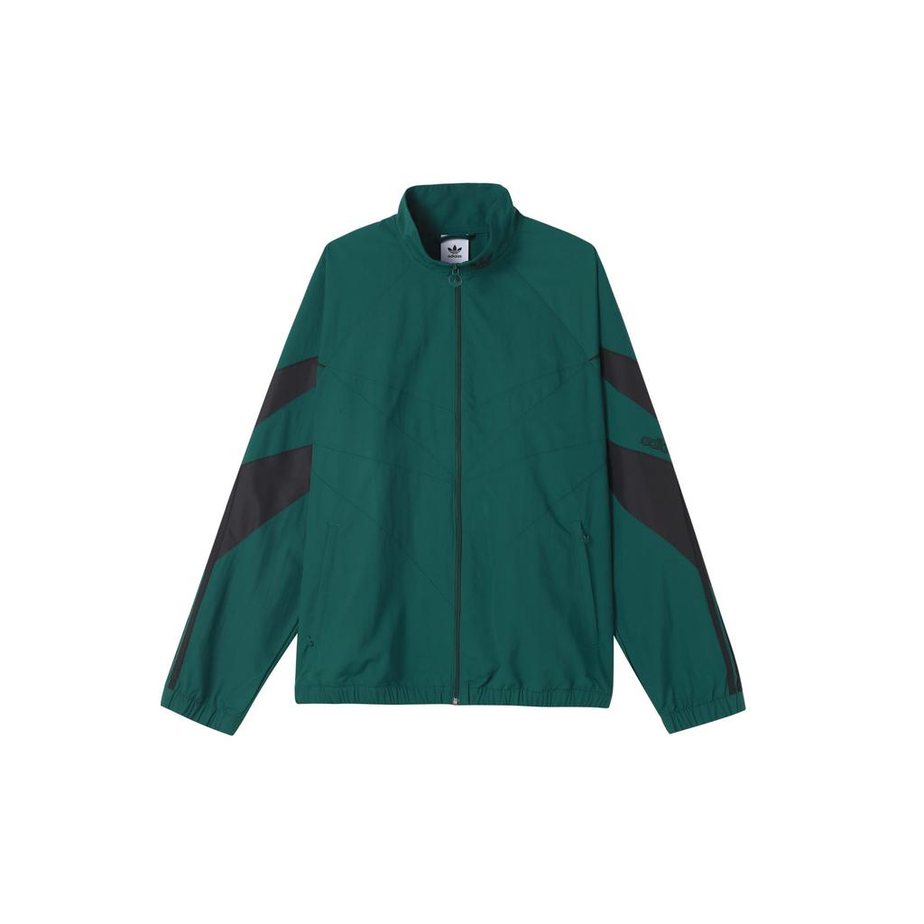 Adidas Jackets Men's Green Stand Collar Moderate Other H06747