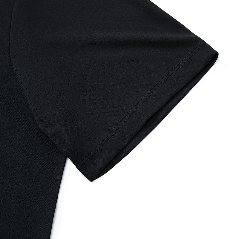 Li Ning T Shirts Men's Black Crew Neck ATSW833-1