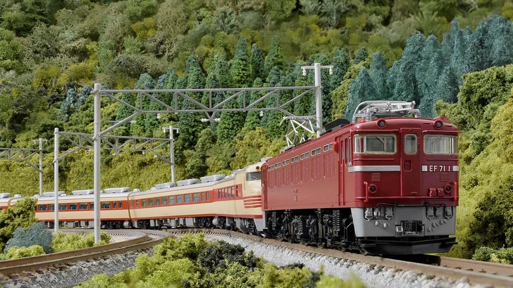 TOMIX N Gauge JNR EF71 Electric Locomotive 1st Generation 7151 Railway Model Electric Locomotive