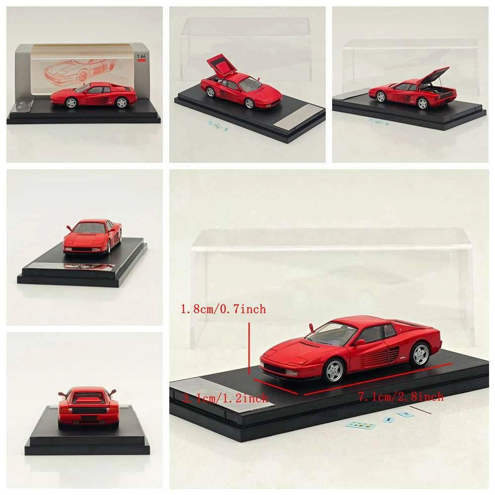 Hone Modell 1/64 Maßstab Für Testarossa F110 Linkslenker Diecast Modelle Auto Miniatur Limitierte Sammlung