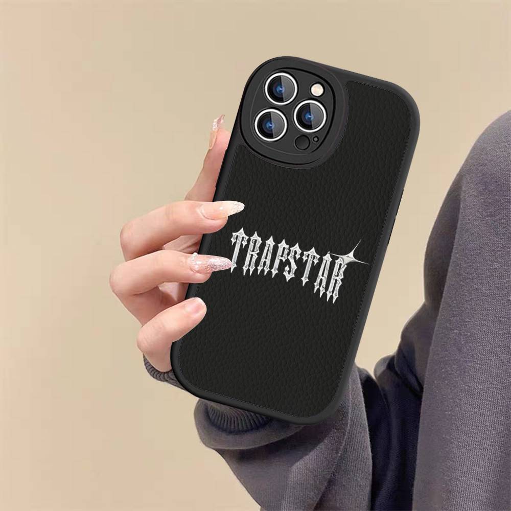 

Чохол для телефону T-Trapstars Для IPhone 16 15 14 13 12 11 Pro Max Plus 16E М який шкіряний чохол iPhone 16 pro