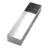 Stampo Rettangolare in Acciaio Inossidabile per Tiramisù Sicuro per Alimenti Riutilizzabile Strumento da Forno per Amanti della Cottura Progetti Fai-da-Te di Pasticceria Casalinga