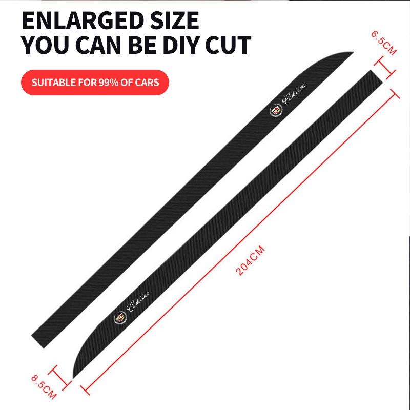 2pcs Car Door Side Skirt Sticker Decal For Cadillac Emblem ESCALADE ATS BLS CT4 CT6 SRX STS XT4 XT5 SLR XT6 XTS Accessories