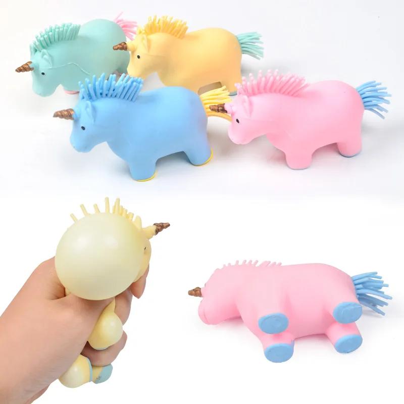 Leuchtender Einhorn Stressball Spielzeug Knetspielzeug Stressabbau Fidget Squishy Kawaii Stressball Für Erwachsenen Kind Stressabbau Spielzeug
