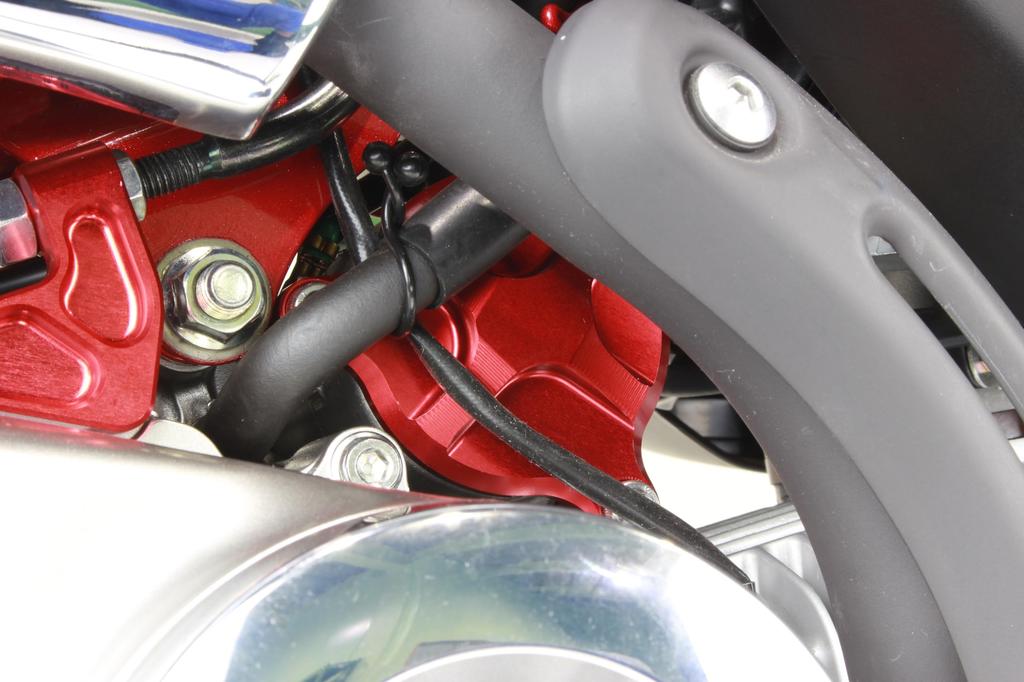 SHIFT UP Billet Cell Motor Cover Red MONKEY125 | MONKEY125