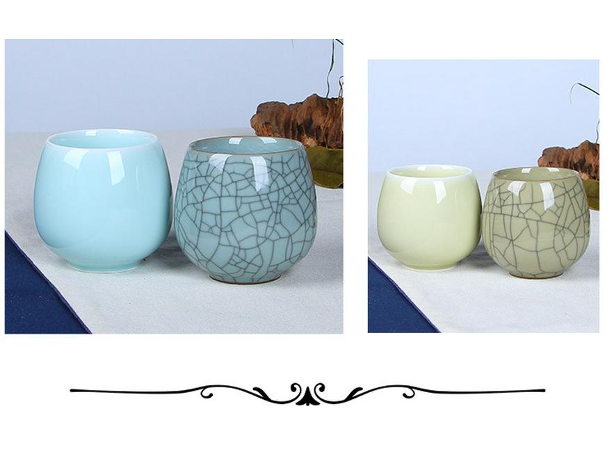 Rain in the Mountains Celadon Ceramic Travel Mug: Creative and Practical Gift