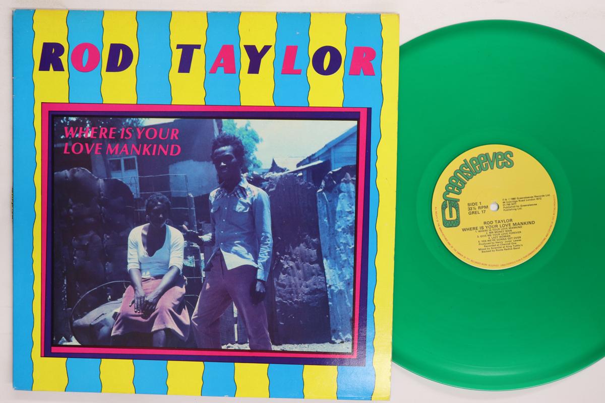 

LP Record ROD TAYLOR Where Is Your Love Mankind GREL17 GREENSLEEVES 1980 UK Reggae Ska Dub Used