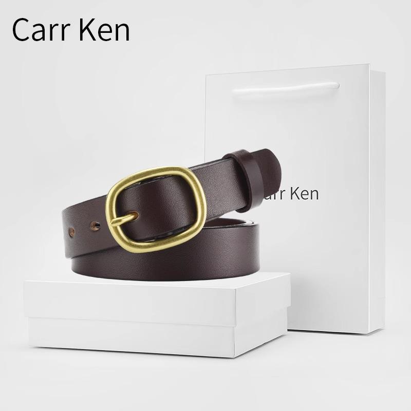 Women's Genuine Leather Pin Buckle Belt - 2026 Fashion for Jeans, Head Top Layer Cowhide