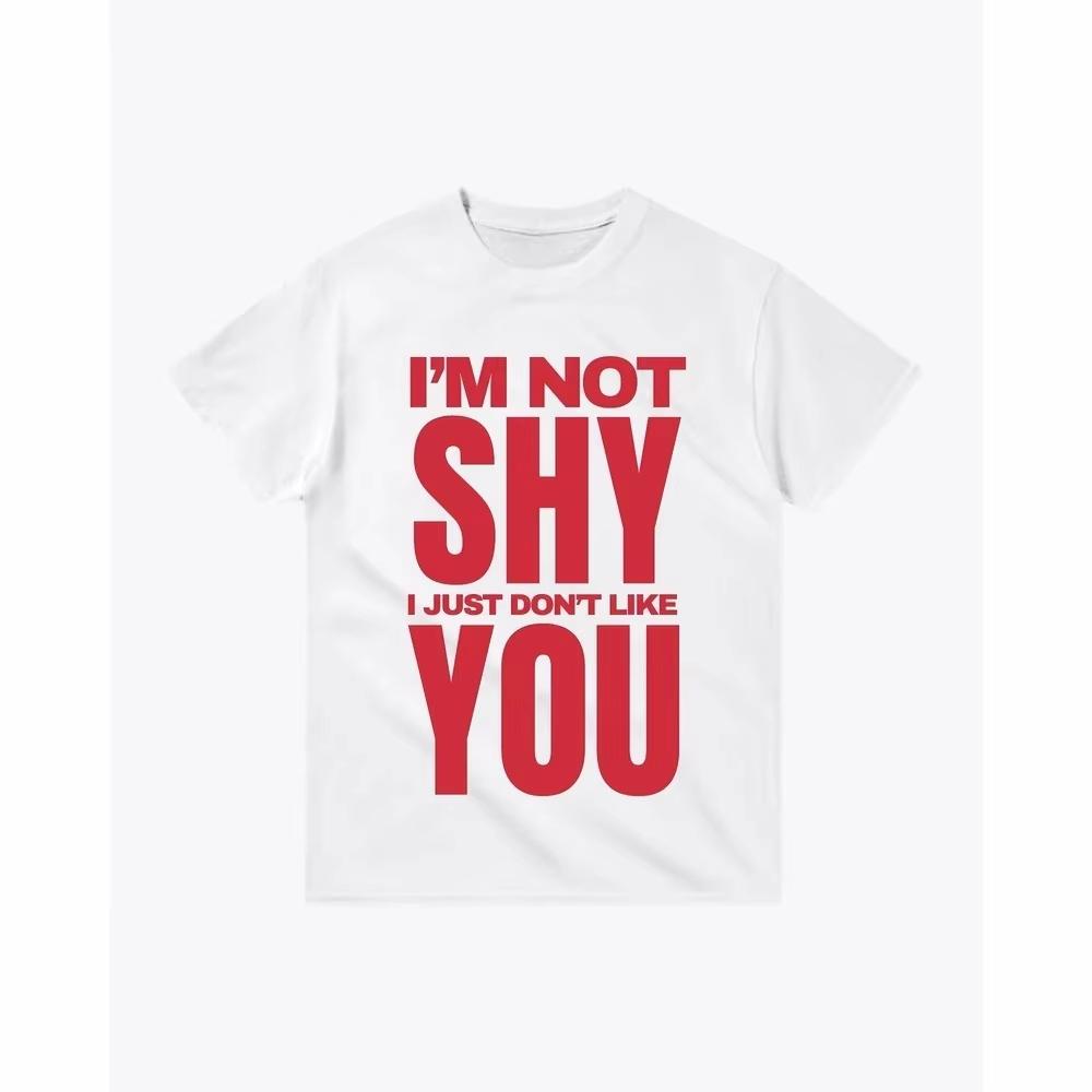 Graphic Printed Oversized Unisex Tshirt Streetwear Trendy Cotton Newmodel Personality Clothes Y2k Short High Quality Couples