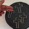 Metal Cross Earrings For Women  Drop Hoop Earrings Party Jewelry Gifts