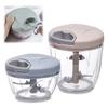 Easy Clean Manual Ginger Grinder Manual Rotate Multifunctional Vegetable Cutter  Household Use