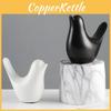 Contemporary Ceramic Bird Figurine With Minimalist Finish For Wedding And Party Gifts