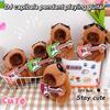 Guitar Kapibala Plush Toy Cartoon Capybara Pendant Soft Stuffed Doll Keychain Car Key Ring Backpack Bag Decor