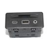 Reliable-Car For Equinox 2018- Compatible 13512369 USB AUX Type-C Interface Dual USB& SD Card Adapter 13526279 135