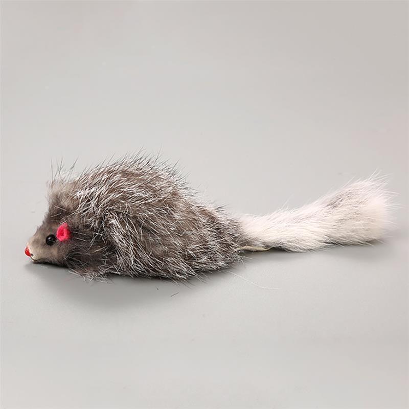 5Pcs/Pack Soft Plush Cat Toy Interactive Mice Mouse for Cats Funny Kitten Training Game Pet Supplies