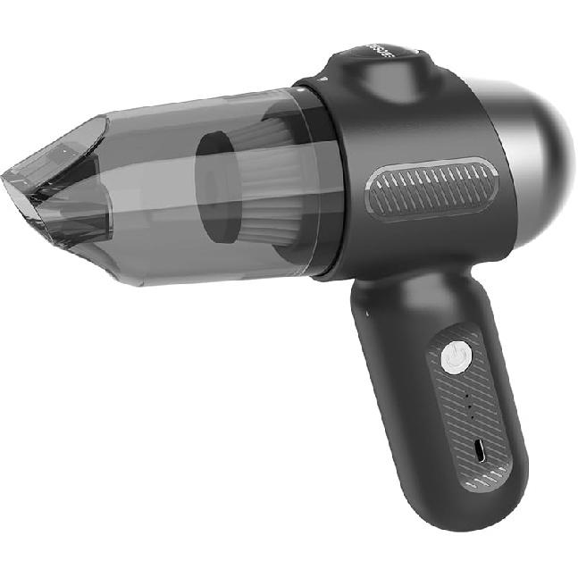 2025 Upgraded Mini Car Vacuum with 12000Pa, Portable 4-in-1 Blowing and Suction Function, Mini Vacuum Cleaner Air Duster Suitable for Quick Cleaning