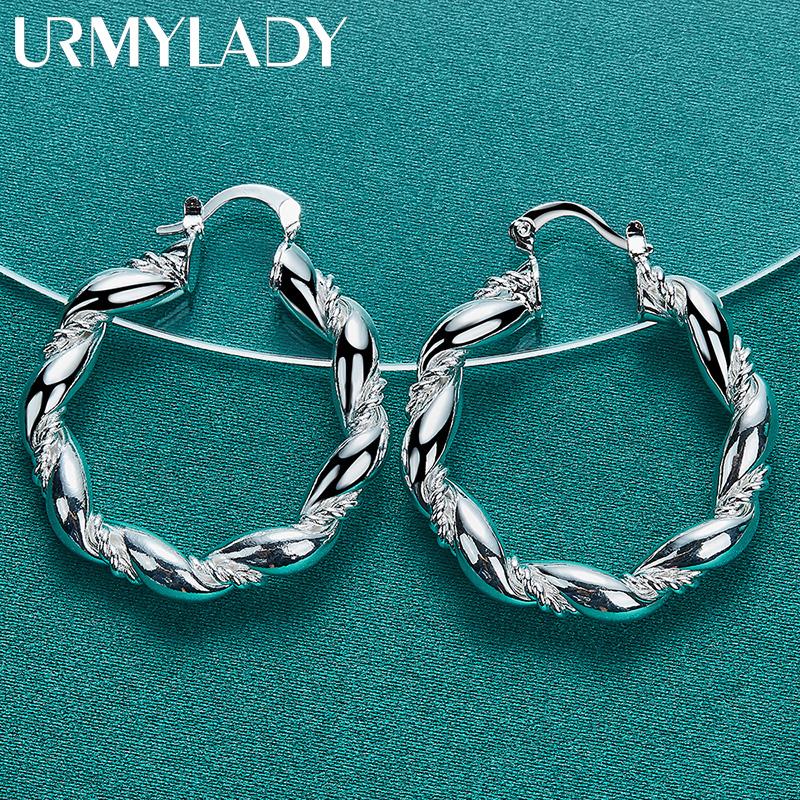 Boucles d'oreilles en argent Sterling 925 pour femmes, bijoux à breloques à la mode