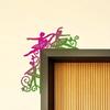 Elegant Wall Mounted Ballet Dancer Sculpture for Door and Frame Corner Decoration
