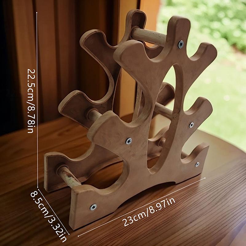 Weight Storage Organizer 3 Tier Dumbbell Rack Stand Only Small Weight Rack For Dumbbells For Home Gym Organization