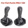 5 Speed Manual Transmission For FIAT PUNTO 188 MK2 Car Styling Accessories Gear Shift Knob Leather Boot Collar Case Gearbox