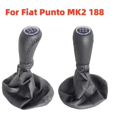 5-biegowa manualna skrzynia biegów Do samochodu FIAT PUNTO 188 MK2 Akcesoria do stylizacji samochodu Gałka zmiany biegów Skórzana osłona kolumny drążka zmiany biegów Obudowa Skrzynia biegów