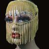 Versatile Rhinestone-Inlaid Tassel Mask: Stylish Full-Face Decoration for Women’s Independent Website Aesthetic