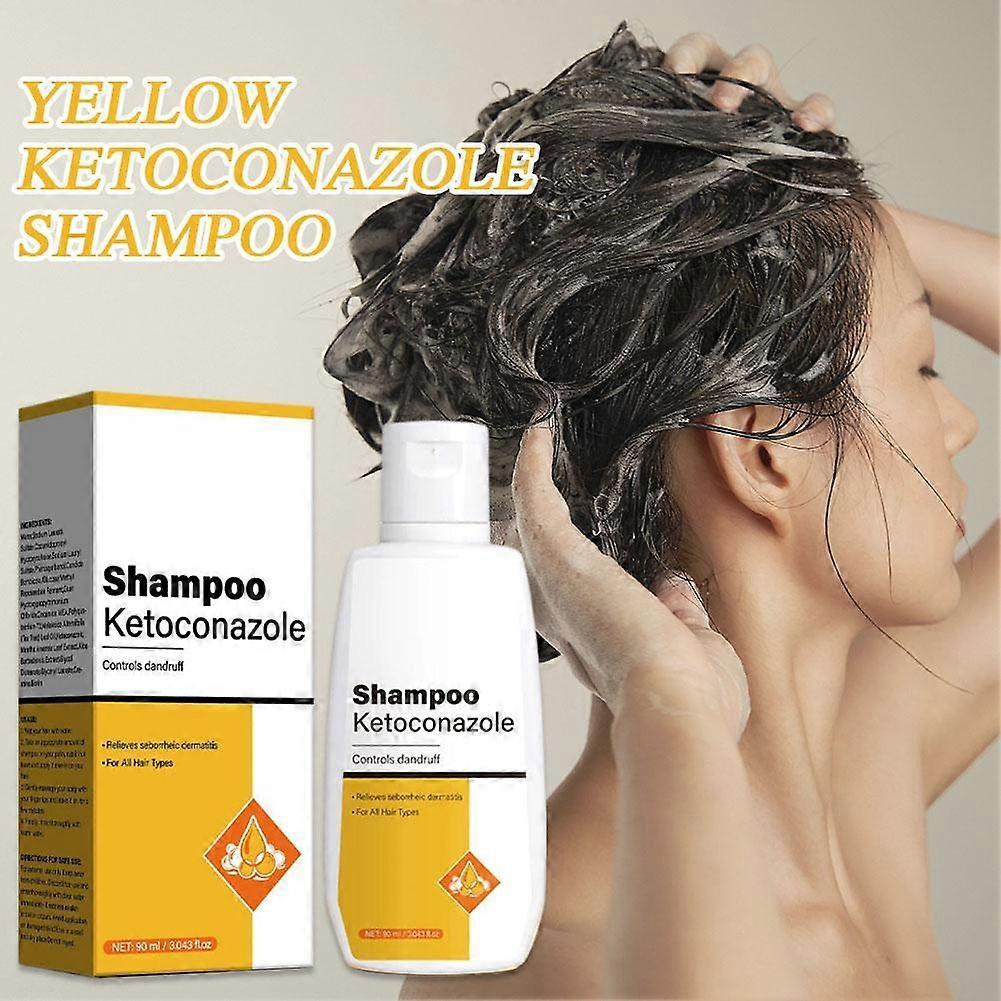 90ml Anti Dandruff Ketoconazole Shampoo Scalp Hair Dry Hair Care Oil Control Shampoo