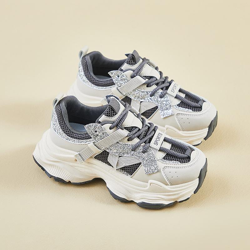 

Кроссовки для папы для женщин, повседневные кроссовки для бега, нескользящие кроссовки для ходьбы, нескользящие теннисные туфли на шнуровке, удобные женские дышащие легкие рабочие кроссовки 40