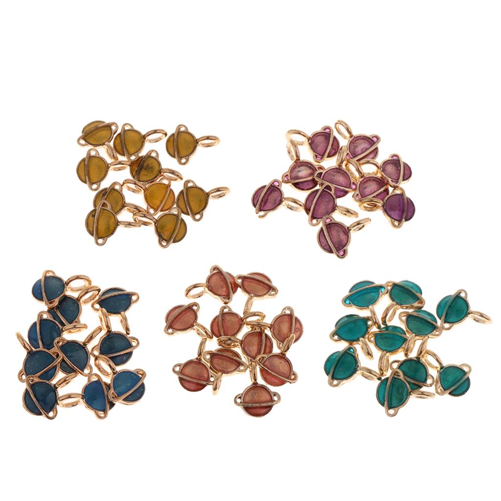 

10 спутниковых подвесок для изготовления ювелирных изделий, подвески для ожерелья своими руками, декор темно-зеленого цвета as described