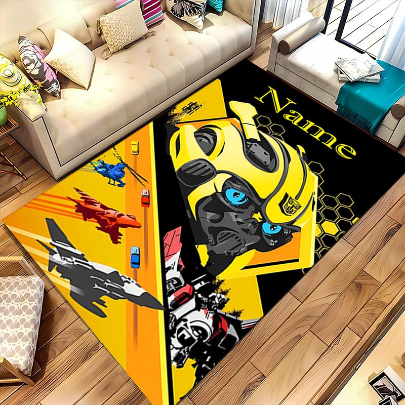 Custom personalization Bumblebee Area Rug - Perfect For Kitchen, Bathroom,Laundry Room Decor Large Size Available,Gift All Seasons