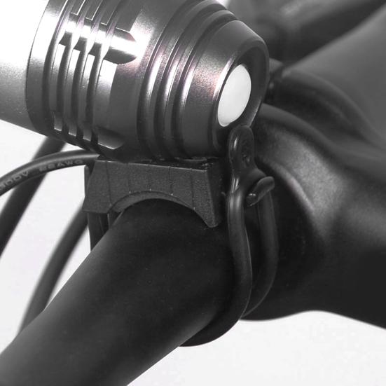 10 Stück Fahrrad Gummiband Hochelastisch Praktisch Tragbar Fahrrad Taschenlampe Licht Riemen