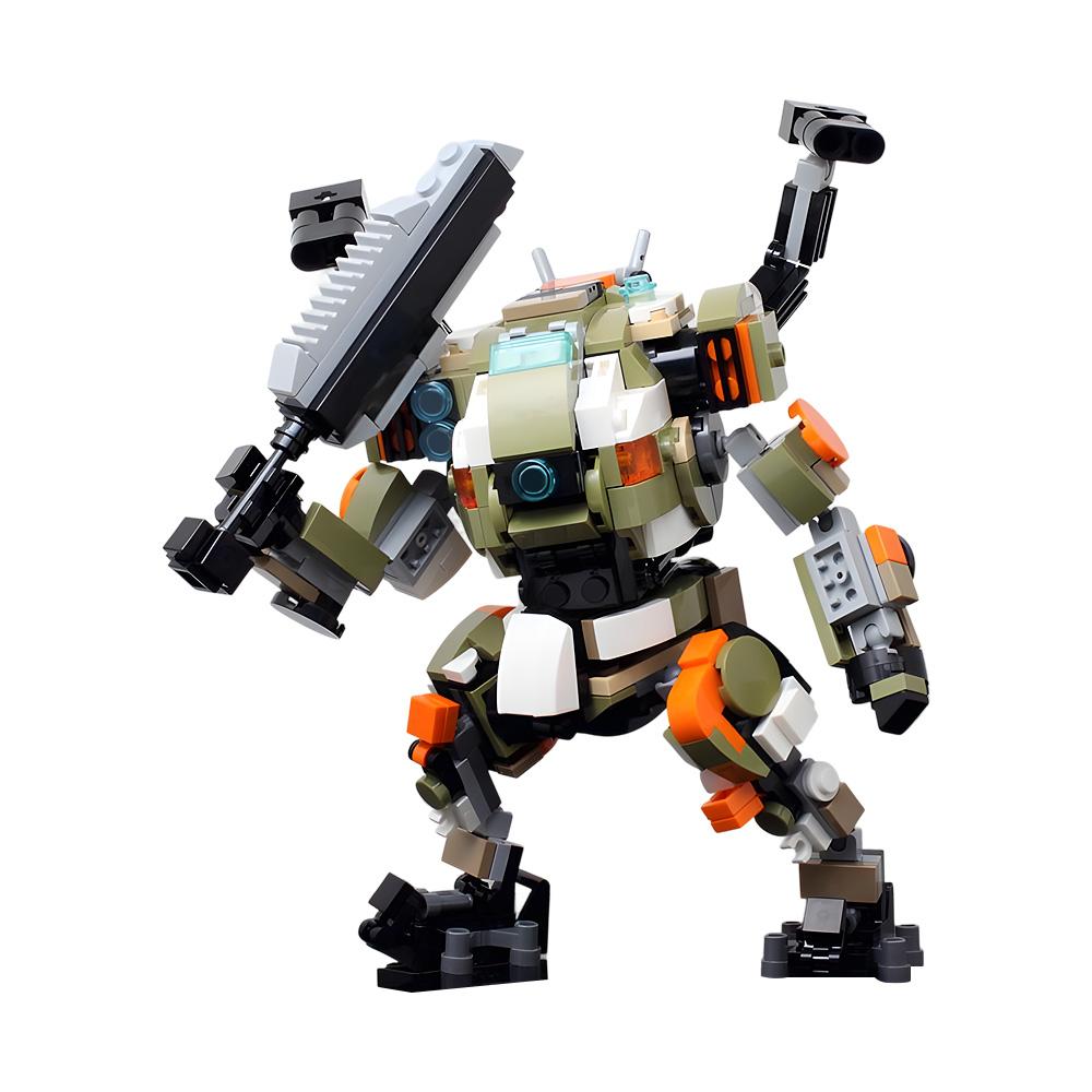 MOC Popular Games Titanfall 2 Mecha Bricks Model BT 7274 Titan Battle Robot DIY Building Blocks Assemble Toys Kids Birthday Gift