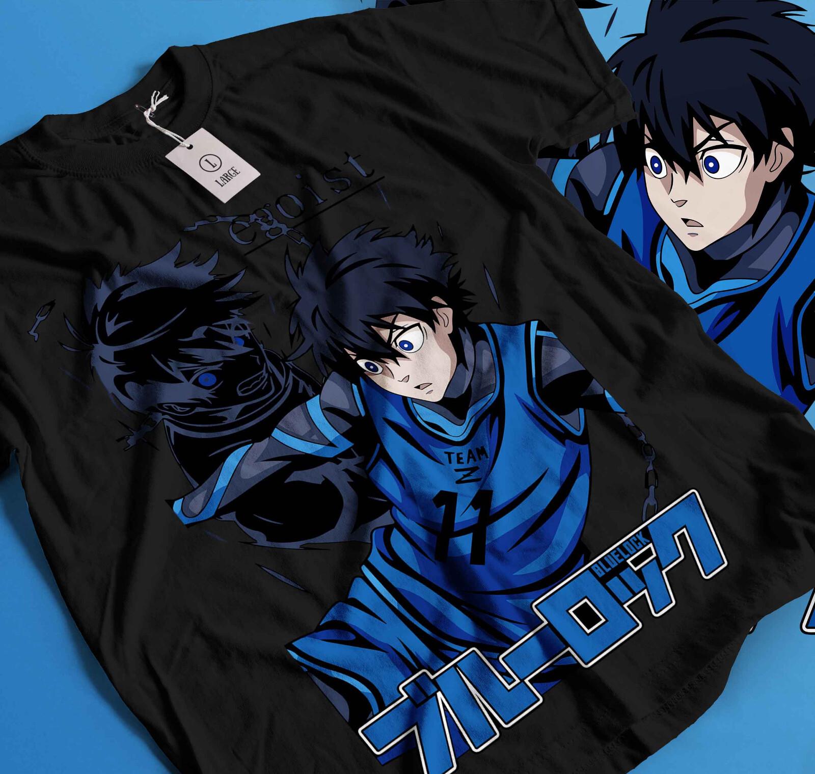 Meguru Bachira T-Shirt Mens Womens Tees Top Blue lock Kunigami,Rin Itoshi,Nagi Anime Manga Gift 176 XL