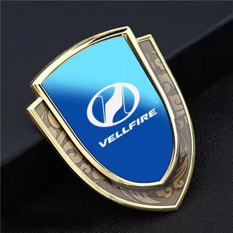 Car Stickers 3D Metal Accsesories Auto Accessory for Toyota Alphard Vellfire