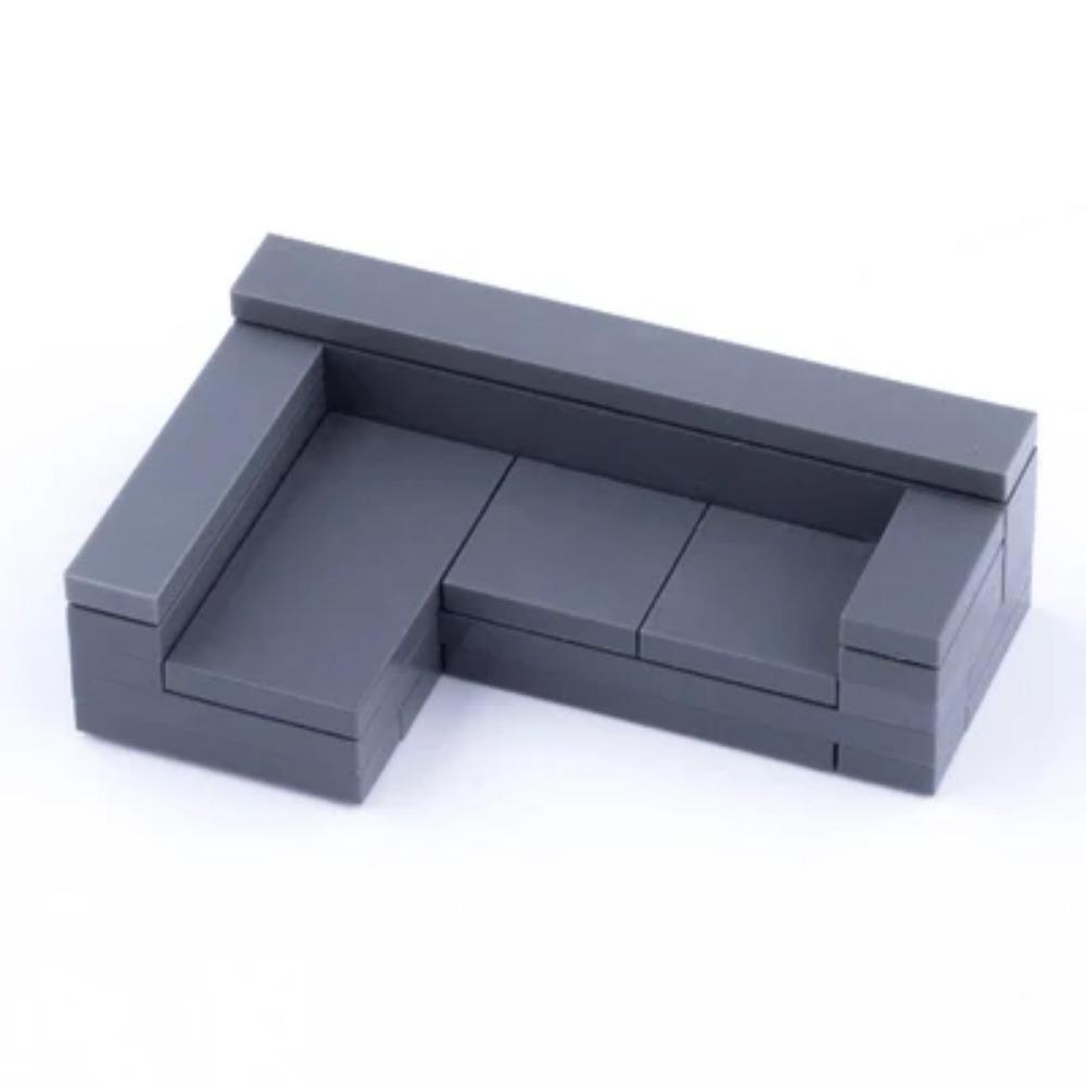 MOC City Scene Building Block Furniture TV Refrigerator Washing Machine Game Console Bed Sofa Vacuum Cleaner Mini Toy Brick K028