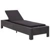Day and Night - Day and Night Lounger with Black Synthetic Rattan Cushion