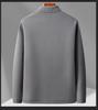 Men's Plus Velvet Cardigan: Warm, Loose-Fit Jacket for Middle-Aged and Elderly Dads