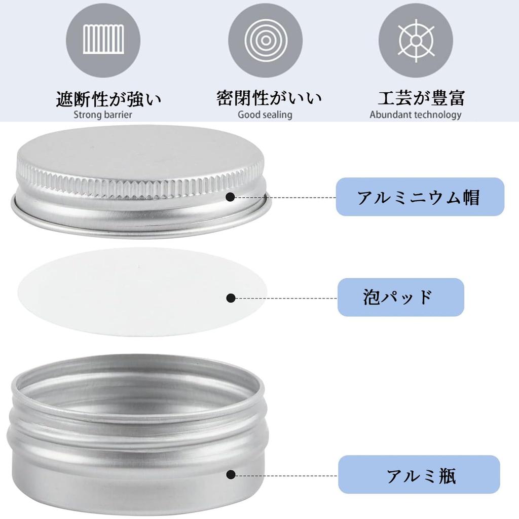 Stoooduo Aluminum Cream Set of Small Refillable Replacement Easy to Travel Silver Dispenser, 15ml, 2, Containers, Containers, Containers, Carry,