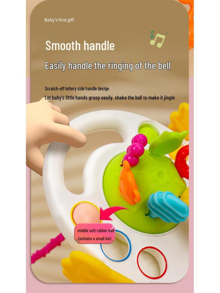 Baby Nachzieh-Fliegende Untertasse Spielzeug: Früherziehungs-Puzzle für Säuglinge 6-12 Monate