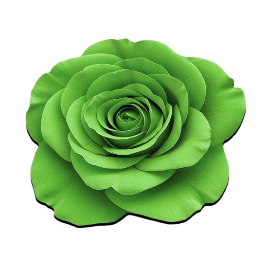 Floor Mat Irregular Shape Quick-Drying Floral Doormat Anti-Slip Backing Easy Maintenance Soft Cozy Rug Bathroom Decor