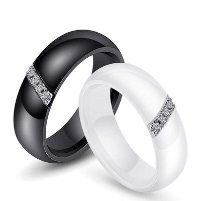 Schmuck, schlicht, modisch, Freundin, Geschenk, Top, Keramik, Modeliebhaber-Ring
